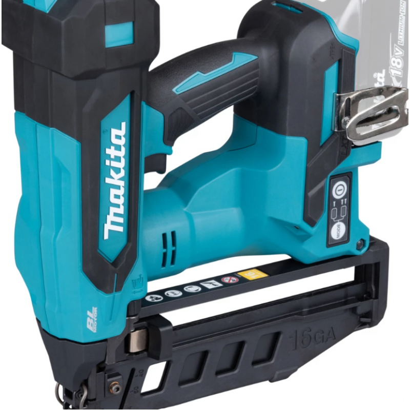 Καρφωτικό  μπαταρίας χωρίς ψήκτρες Makita DBN601, 18V LXT, 16Ga, 19-64 mm, χωρίς μπαταρία και φορτιστή