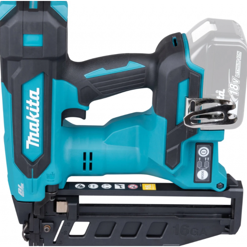 Καρφωτικό  μπαταρίας χωρίς ψήκτρες Makita DBN601, 18V LXT, 16Ga, 19-64 mm, χωρίς μπαταρία και φορτιστή