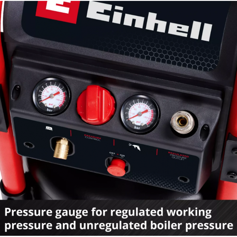 Αθόρυβος Αεροσυμπιεστής Einhell TE-AC 240/24 Silent, 10 bar, 24 L, 4010452