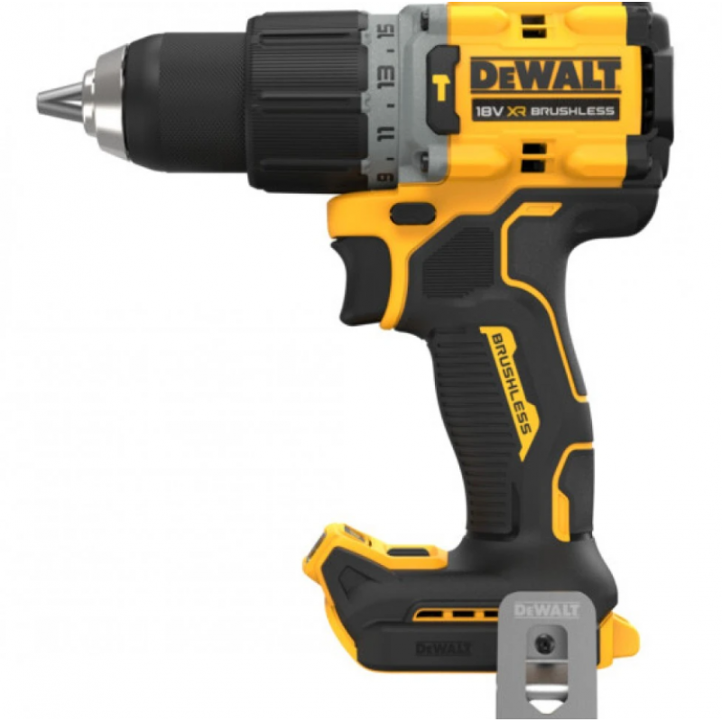 Κρουστικό δραπανοκατσάβιδο μπαταρίας DeWALT DCD805N, 18 V, 90 Nm, χωρίς μπαταρία και φορτιστή
