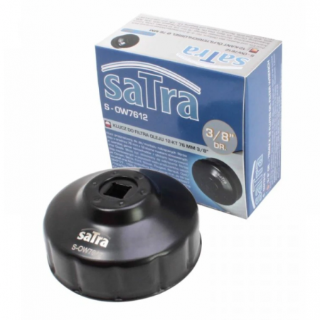 Κλειδί φίλτρου λαδιού SATRA S-OW7612, 3/8″, 76 mm