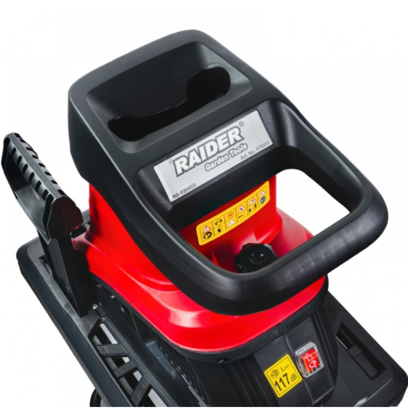 Ηλεκτρικός τεμαχιστής κλαδιών Raider RD-ESH03, 2500 W, 45 mm, 075353