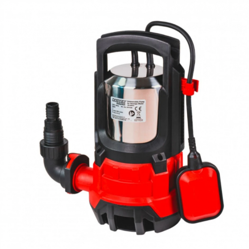 Υποβρύχια αντλία για βρώμικο νερό Raider RD-WP61 INOX, 1", 900 W, 250 l/min, 8,5 m, 070168