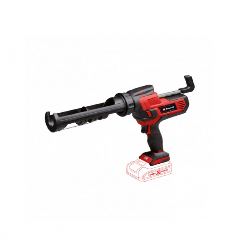 Ασύρματο πιστόλι σιλικόνης Einhell TE-SG 18/10 Li - Solo, 4522250, 18 V, 310 ml, χωρίς μπαταρία και φορτιστή