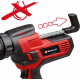 Ασύρματο πιστόλι σιλικόνης Einhell TE-SG 18/10 Li - Solo, 4522250, 18 V, 310 ml, χωρίς μπαταρία και φορτιστή