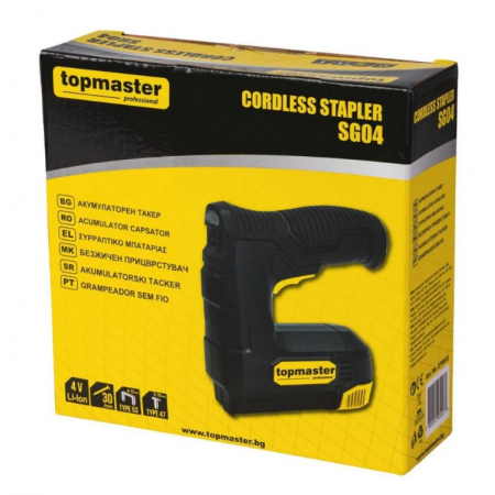 Ασύρματο καρφωτικό και συρραπτικό Top Master Pro 279913, 4 V, 4-12 mm, 6-10 mm