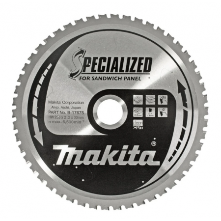 Δίσκος Κοπής για Σάντουιτς Πάνελ Makita Specialized, B-33582