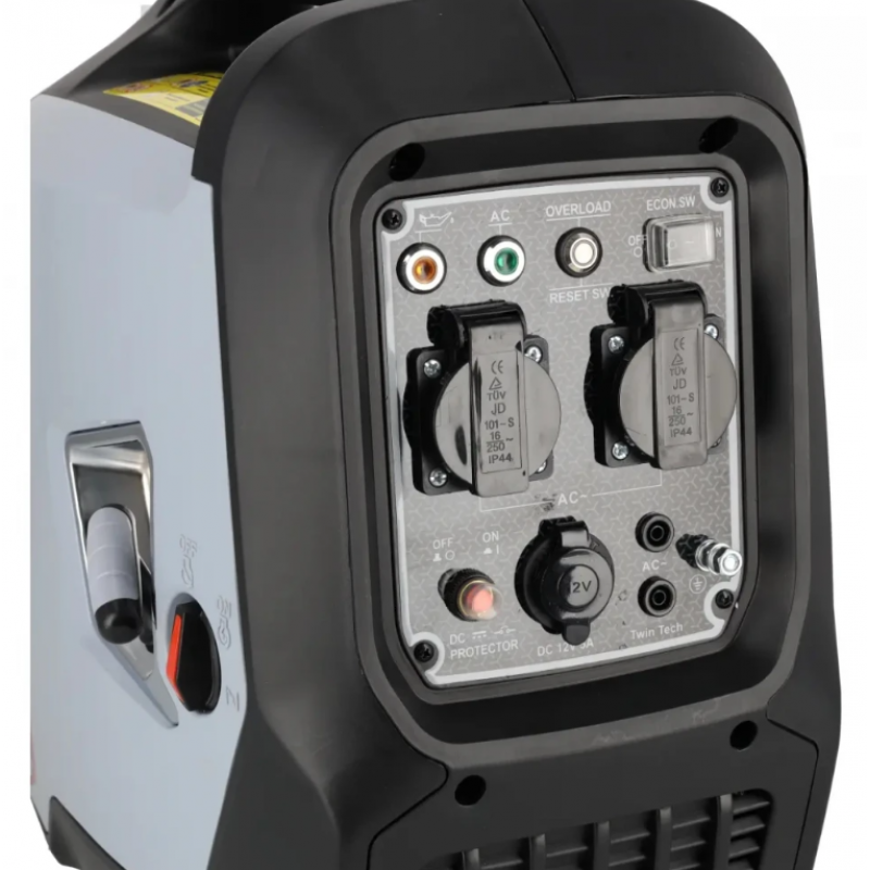 Γεννήτρια Βενζίνης Inverter DEDRA DEGA2000, OHV 79 cm³, 1.8/2.0 kW, 2x230 V