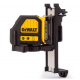 Γραμμικό επίπεδο λέιζερ DeWALT με 2 ακτίνες με 1 μπαταρία και φορτιστή, 30 μ., 60 μ., 0,3 χιλιοστά/μ., DCE088D1G