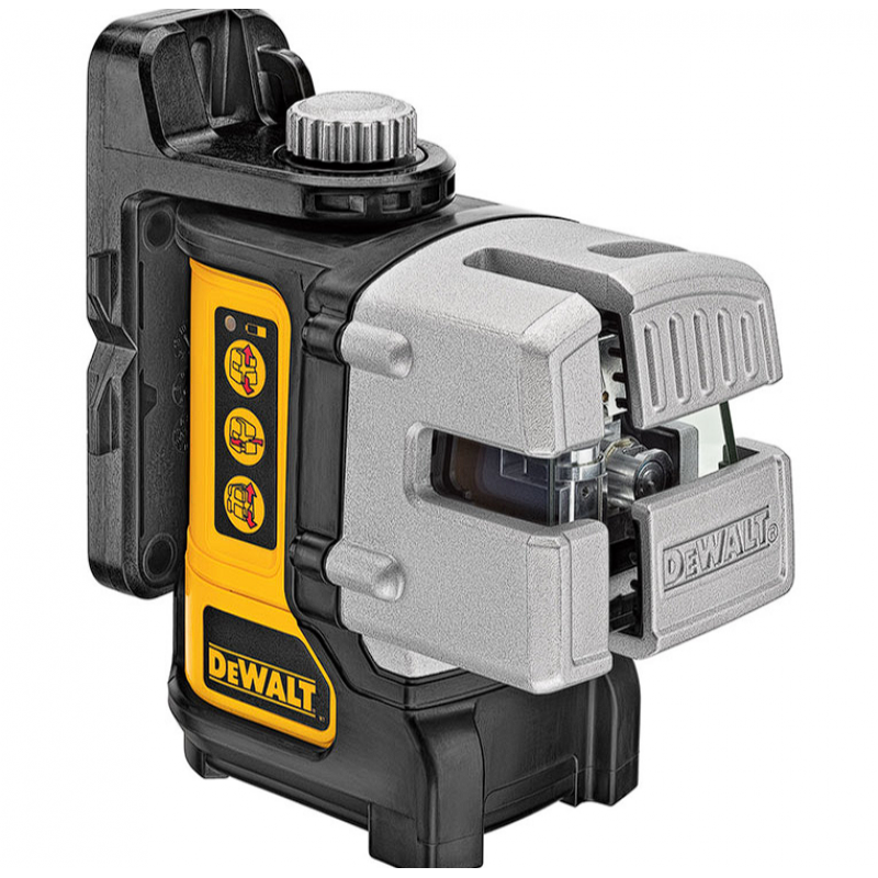 Διεύθυνση λέιζερ της DeWALT με 3 δέσμες 15 μ, 50 μ, 0.3 mm/m, DW089K