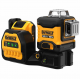 Γραμμικό λέιζερ επίπεδο DeWALT με 3 δέσμες 35 μ., 50 μ., 0.3 χιλ./μ., DCE089NG18