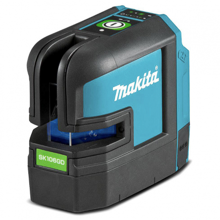 Αλφάδι laser συνδυασμένο Makita με 3 γραμμές και 4 σημεία 35 μ, 80 μ, 0.3 χιλ/μ, SK106GDZ