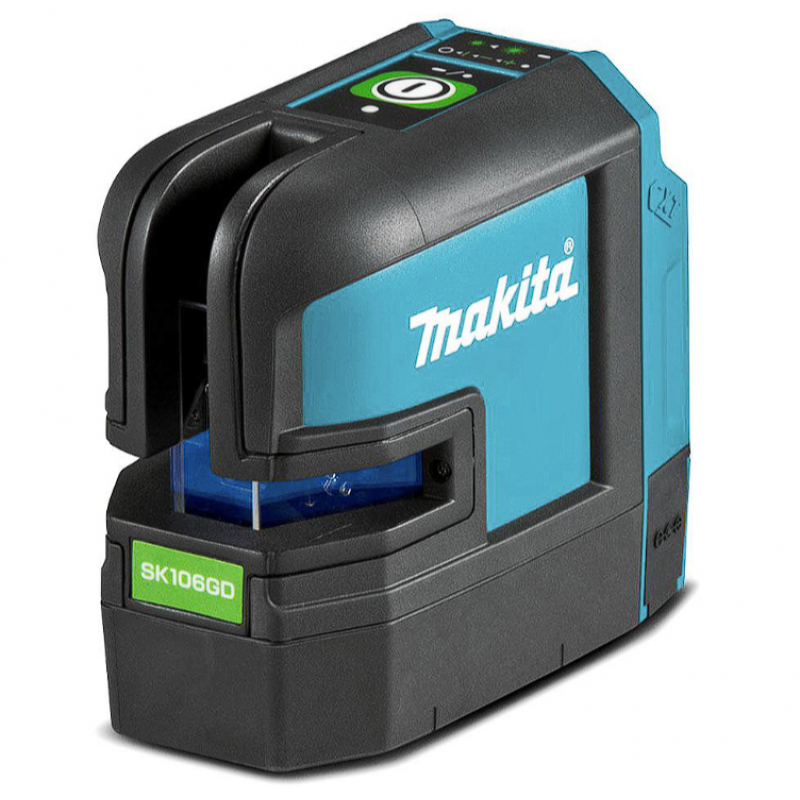 Αλφάδι laser συνδυασμένο Makita με 3 γραμμές και 4 σημεία 35 μ, 80 μ, 0.3 χιλ/μ, SK106GDZ