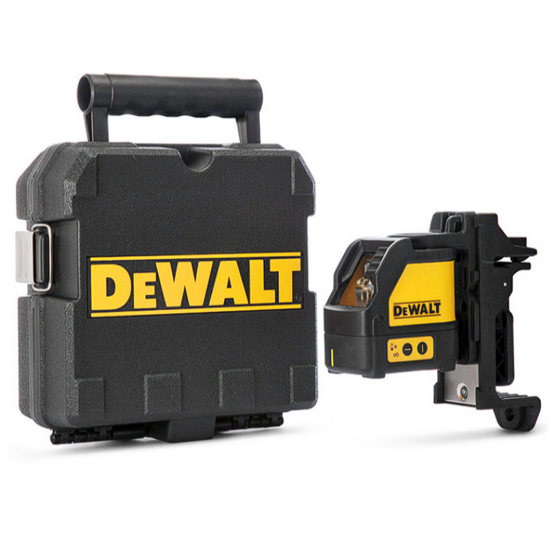Γραμμικό λέιζερ DeWALT με 2 ακτίνες 15 μ., 50 μ., 0.3 χιλ./μ., DW088K