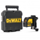 Γραμμικό λέιζερ DeWALT με 2 ακτίνες 15 μ., 50 μ., 0.3 χιλ./μ., DW088K
