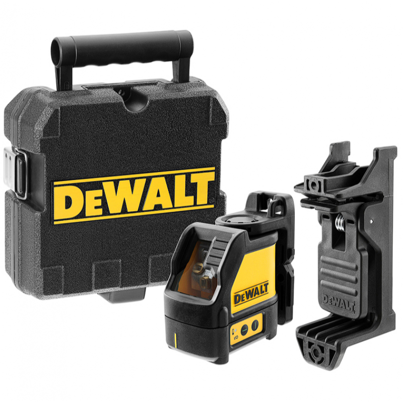 Επίπεδο λέιζερ γραμμικό DeWALT με 2 ακτίνες 20 μ, 50 μ, 0.3 χιλ/μ, DW088CG