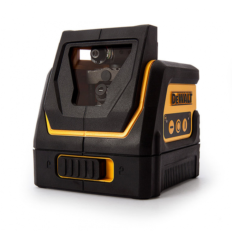 Επίπεδος λέιζερ γραμμικός DeWALT με 2 ακτίνες 30 μ, 50 μ, 0.4 χιλ./μ, DW0811