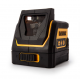 Επίπεδος λέιζερ γραμμικός DeWALT με 2 ακτίνες 30 μ, 50 μ, 0.4 χιλ./μ, DW0811