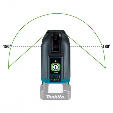 Αλφάδι laser συνδυασμένο Makita με 3 γραμμές και 4 σημεία 35 μ, 80 μ, 0.3 χιλ/μ, SK106GDZ