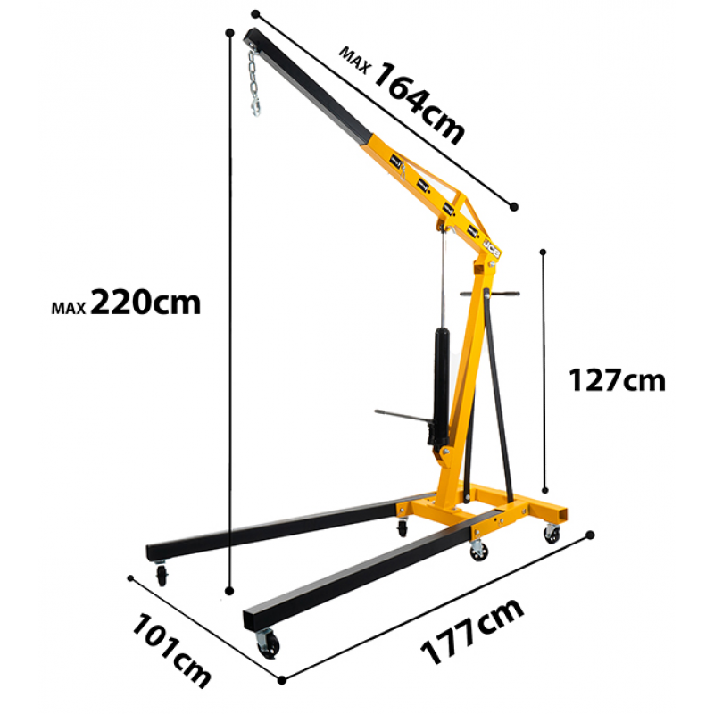 Γερανός κινητήρων ΒΑΡΕΩΣ ΤΥΠΟΥ 2 τόνων, JCB TH72004