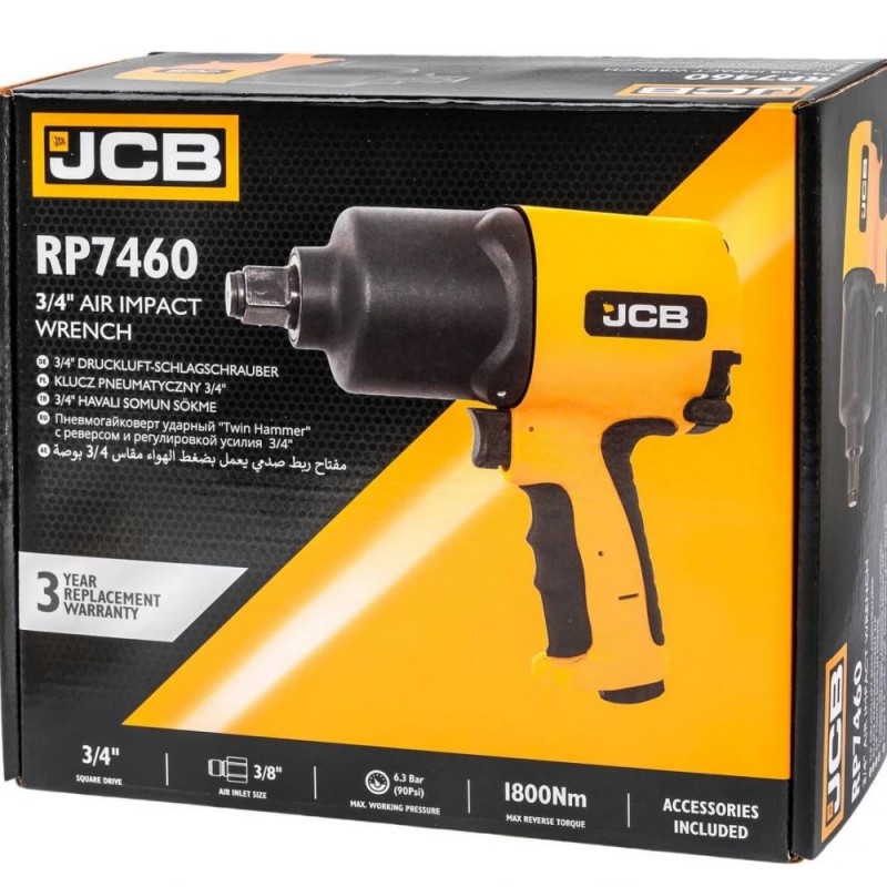 ΠΝΕΥΜΑΤΙΚΟ ΜΠΟΥΛΟΝΟΚΛΕΙΔΟ JCB, 3/4", 1800 NM , RP7460