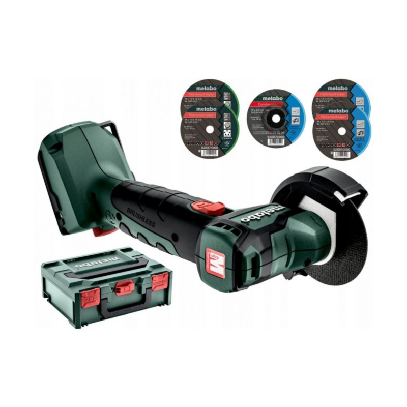 Γωνιακός τροχός μπαταρίας METABO CC 18 LTX BL, 600349840, 18 V, 76 mm