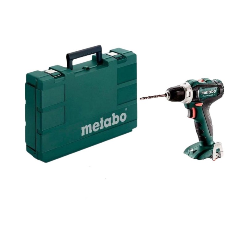 Δραπανοκατσάβιδο μπαταρίας Metabo PowerMaxx BS 12 BL Q, 12 V, 45 Nm