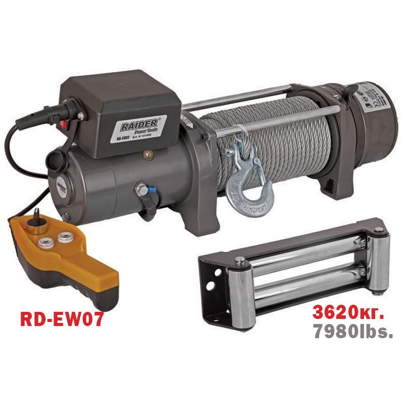 Raider RD-EW07 βαρούλκο αυτοκινήτου 12V 3628kg 29m