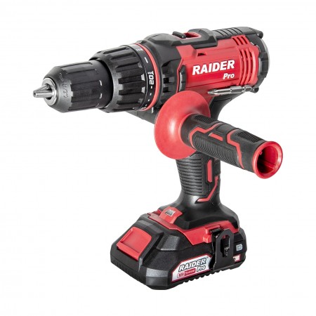 Δυνατό κρουστικό δράπανο μπαταρίας R20 Raider 2-ταχυτ. 13mm 50Nm 20V 2x2Ah σε θήκη RDP-SCDI20S Σετ
