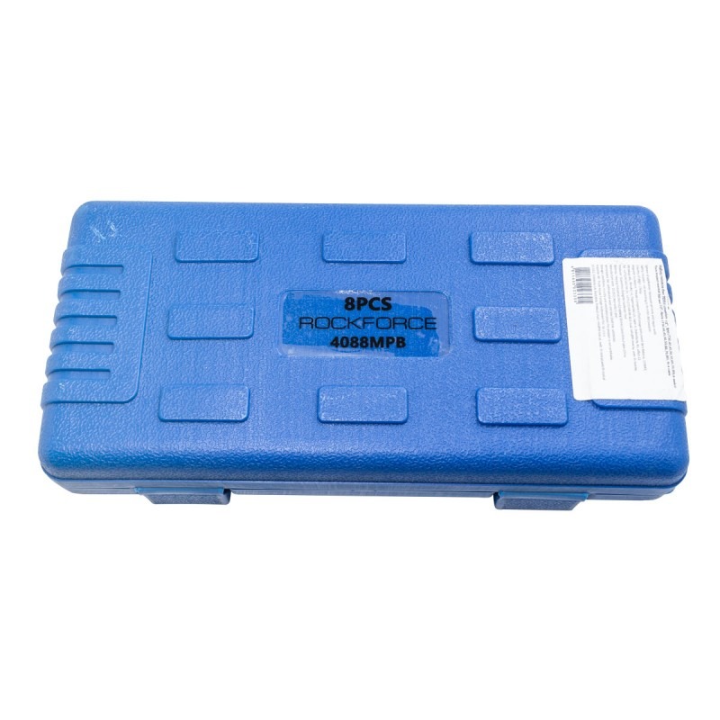 Σετ κεφαλών κρουστικών μυτών TORX 1/2'' 8 τμχ. ROCKFORCE