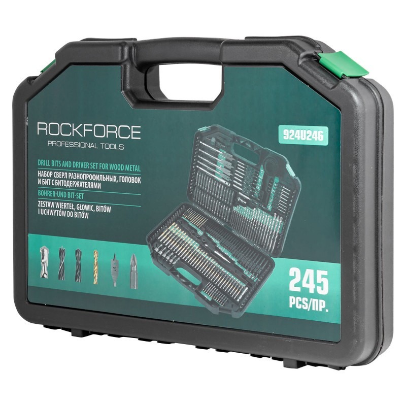 Σετ μύτες και τρυπάνια RockForce 246 τεμάχια
