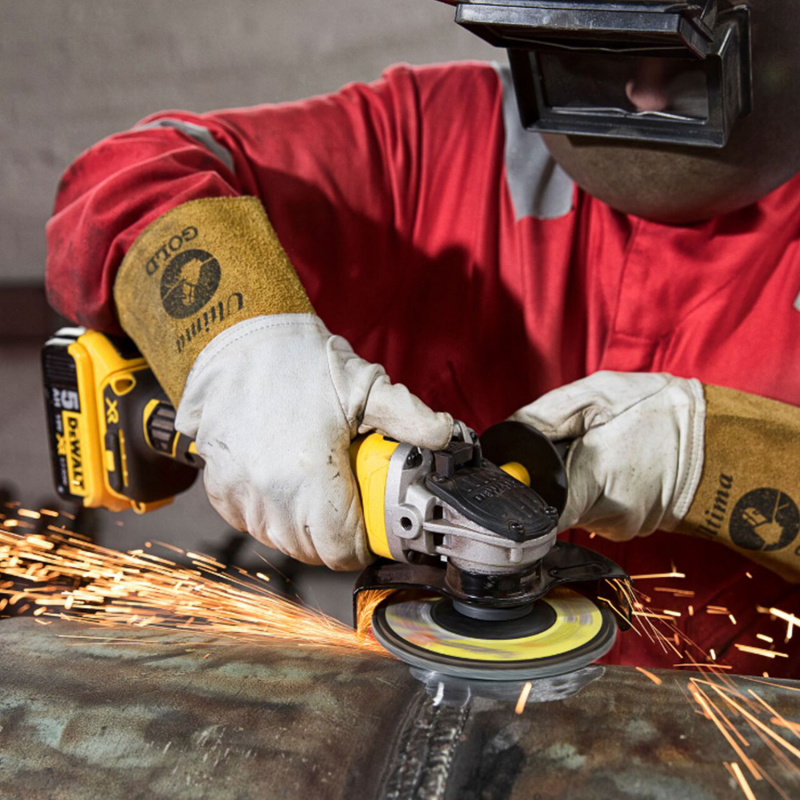 Γωνιακός τροχός μπαταρίας DeWALT DCG405P3, χωρίς ψήκτρες, Li-Ion 18V, 5Ah, 9000 RPM, Ø125mm